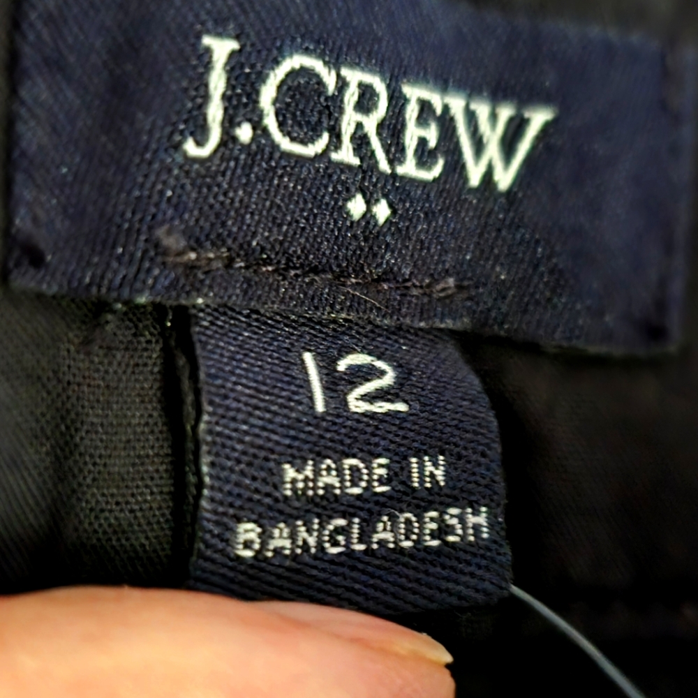 J.Crew Women’s Chino Shorts Black Size 12 - Picture 3 of 12